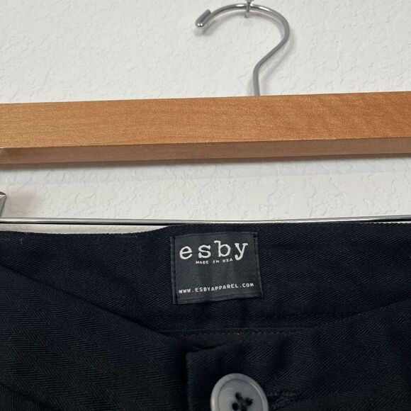 Esby Apparel Cotton Slim Fit Cropped Trouser Dress Pants Women's Size 2 - Picture 5 of 8